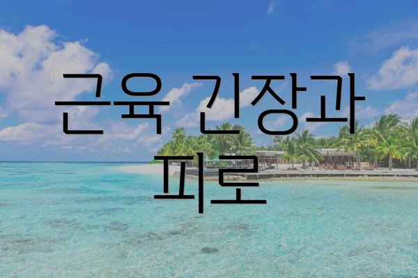 근육 긴장과 피로