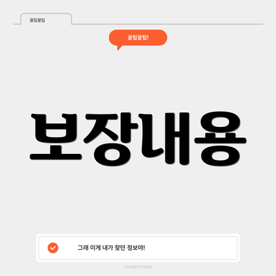 보장내용