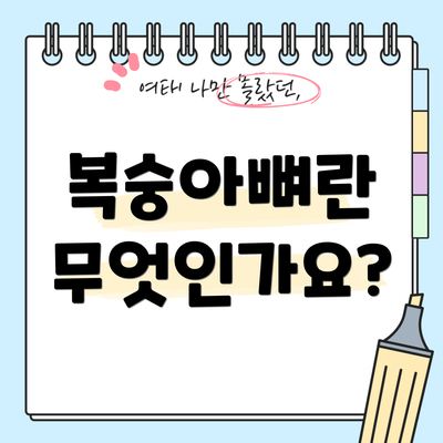 복숭아뼈란 무엇인가요?