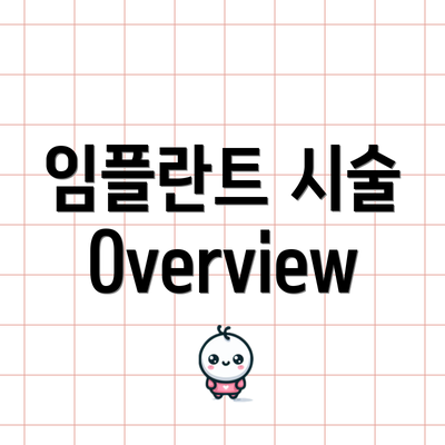 임플란트 시술 Overview