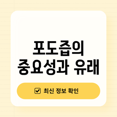 포도즙의 중요성과 유래