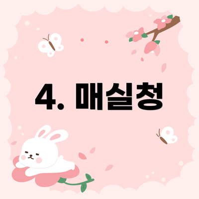 4. 매실청