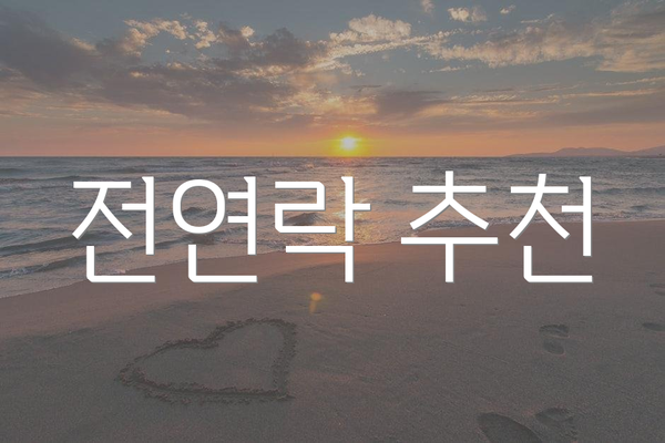 전연락 추천