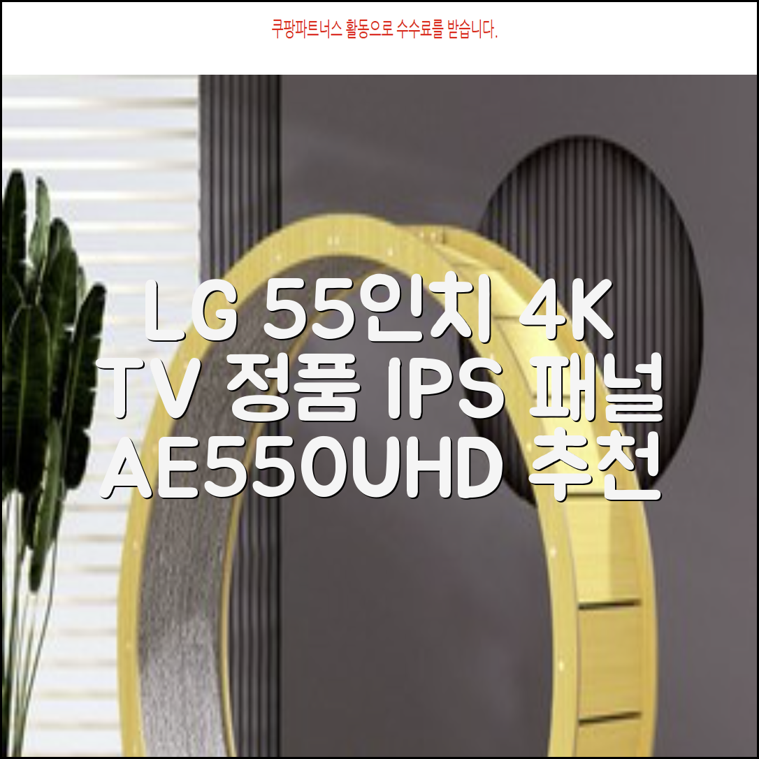 에어리브 LG IPS 정품패널 55인치 TV 4K LED UHD HDR10, AE550UHD, 고객직접설치, 스탠드형, 138cm(55인치) 추천 리뷰