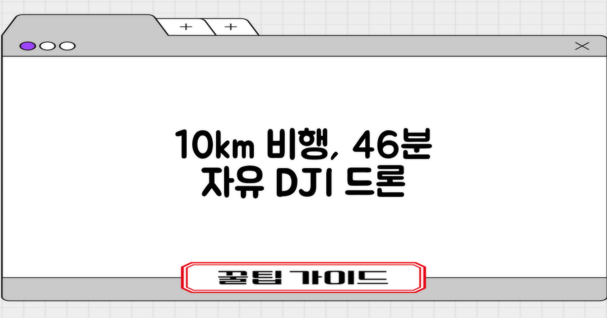 10km 전송, 46분 비행: DJI 드론으로 전에 없던 자유를 경험하세요!
