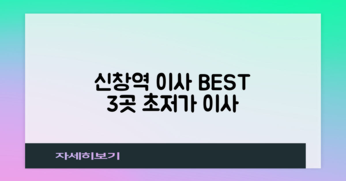 신창역 이삿짐센터 BEST 3: 저렴하게 맡기세요!