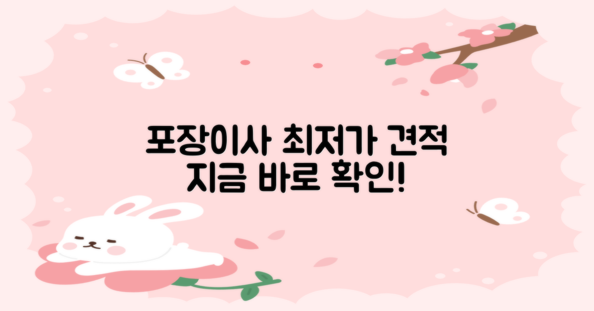 포장이사 비용, 최저가 견적 받기