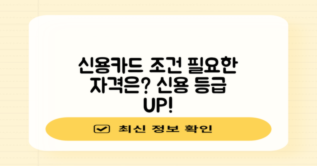 신용카드 소지자 조건