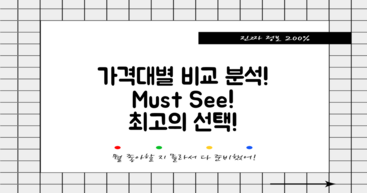 가격대별 비교 분석