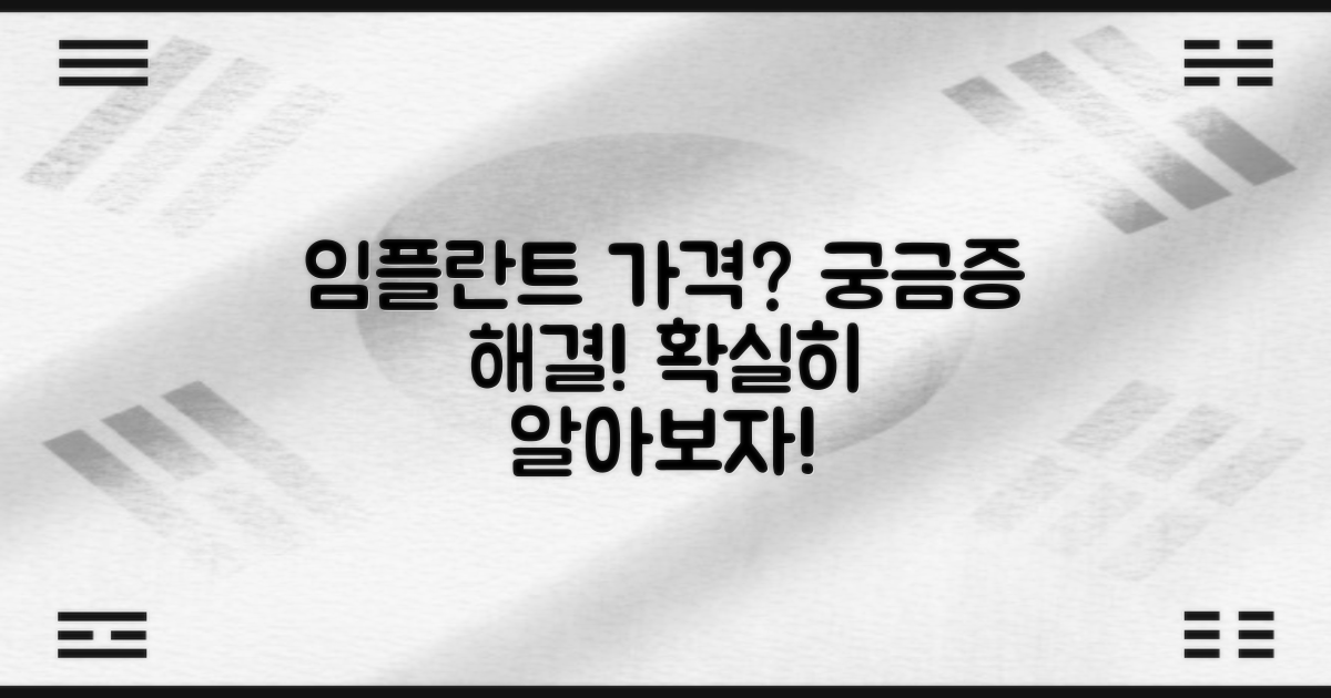 궁금해! 임플란트 가격은 얼마일까?
