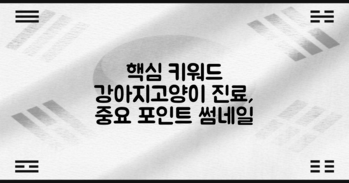 강아지·고양이 진료, 무엇이 중요할까?