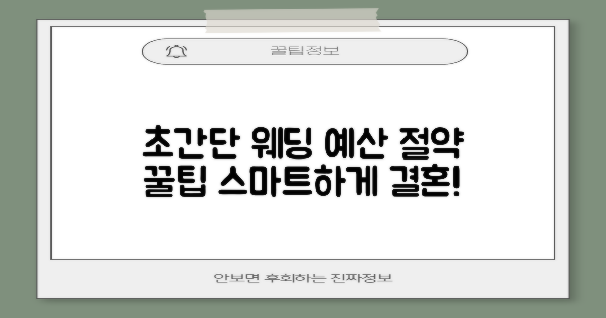 알뜰하게 예식 치르는 비법