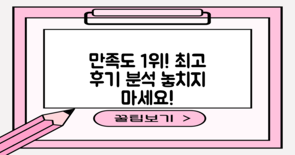 후기 분석: 만족도 높은 곳은?