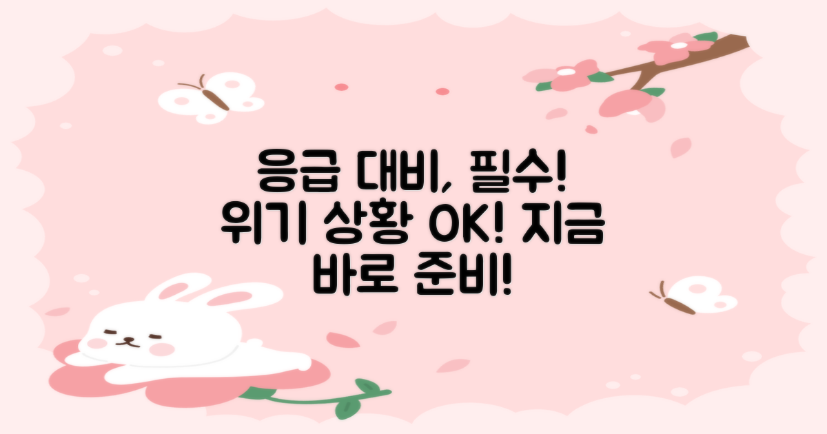응급 상황 대비 필요성