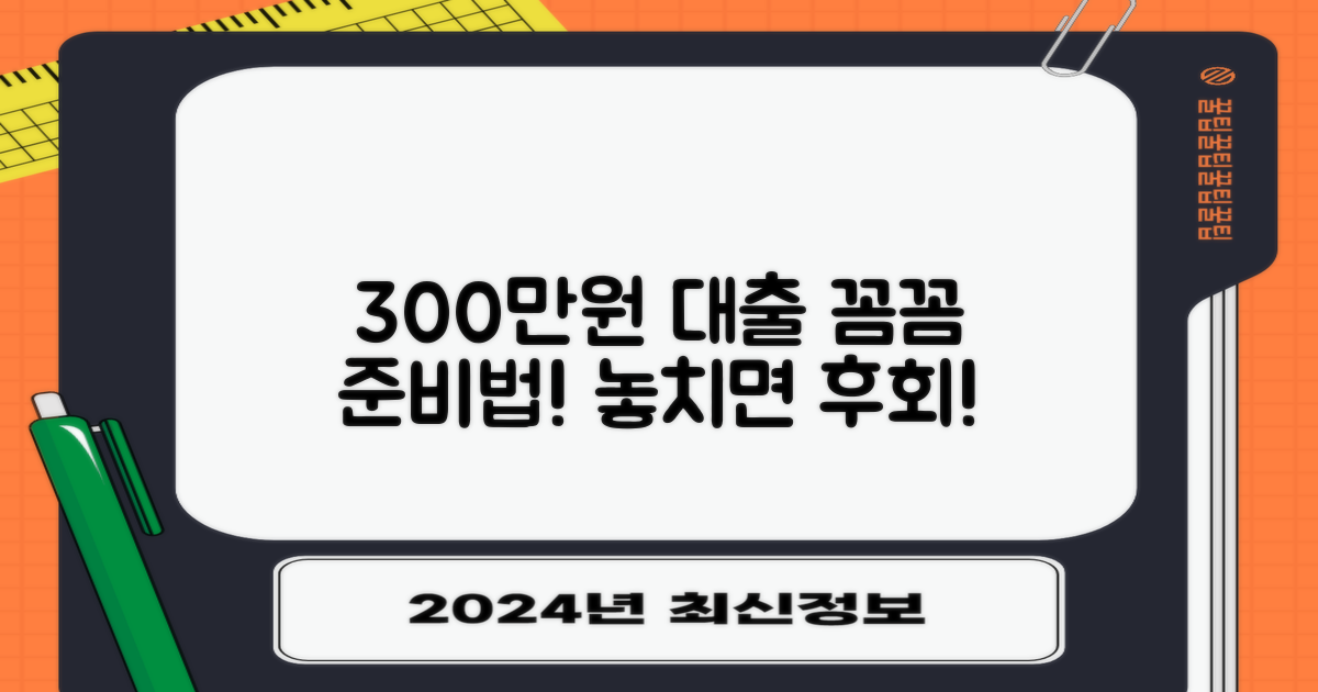 300만원 대출, 이렇게 준비하세요